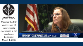 Commemorating Five Years of Cameras in Nebraska Trial Courts