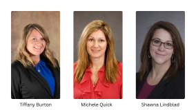 Tiffany Burton Furnas County District Court Clerk - President  Michele Quick Burt County District Court Clerk - Vice President  Shawna Lindblad Jefferson County District Court Clerk - Secretary/Treas.