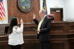 Sharmin Gonzales Sworn-in as Clerk Magistrate of the Buffalo County Court