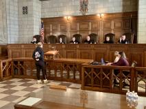 Blair students visit Supreme Court Justices