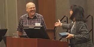 Retired Judge Alan Brodbeck Presented with Award by Judicial Branch Education