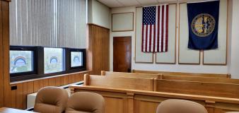 Colfax County Courthouse Filled With Rainbows of Hope and Encouragement