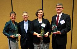 Distinguished Judge Awards Presented to Judges White, Barron and Nelson